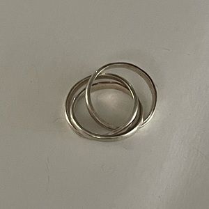 Sterling Trifold Band Ring
